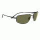 Serengeti Levanto Sunglasses - Satin Black Frame, 555nm Polarized Lenses 7586