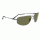 Serengeti Levanto Sunglasses - Shiny Gunmetal Frame, 555nm Polarized Lenses 7588