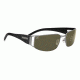 Serengeti Canova Sunglasses 7278, Medium Gunmetal/Black Frame, 555nm Lens