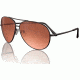 Serengeti Aviator Sunglasses, Large - Black Frame, Drivers Gradient Lens 5222