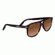 Serengeti Giacomo Sunglasses,Dark Havana Frame,Polarized Drivers Gradient Round Lens 8470