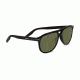 Serengeti Giacomo Sunglasses,Shiny Black/Dark Tortoise Frame,Polarized 555nm Round Lens 8468