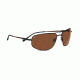 Serengeti Levanto Sunglasses - Satin Dark Brown Frame, Drivers Polarized Lenses 7587