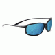 Serengeti Sestriere Sunglasses, Satin Black Frame, Polar PhD 555nm Blue Lens, 8110