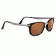 Serengeti Volare Sunglasses,Satin Black Frame,Polarized Drivers Square Lens 8494
