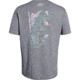 SHED, Under Armour East Coast Fish Tee - Mens - Mens, Steel, Large, 1328139-35-L