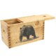 Sheffield Standard Pine Craft Box, Bear Design, Brown, 12650-4