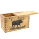 Sheffield Standard Pine Craft Box, Moose Design, Brown, 12650-1