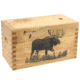 Sheffield Standard Pine Craft Box, Moose Design, Brown, 12650-1