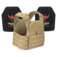 Shellback Tactical Banshee Active Shooter Kit with Level IV Model 1155 Armor Plates, Coyote, One Size, NSN N SBT-BANRIF-ASK-CT