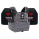 Shellback Tactical Banshee Elite 2.0 Lightweight Level IV Ceramic Plates Armor Kit, Wolf Grey, One Size, SBT-BANELT-4SICMH-WG