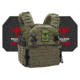 Shellback Tactical Banshee Elite 3.0 Active Shooter Kit with Level IV Model 4S17 Armor Plates, Ranger Green, L/XL, SBT-BANELT3-4S17-RG-LXL