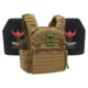 Shellback Tactical Banshee Elite 3.0 Lightweight Level III Armor System, SAPI Cut, Single Curved, 10x12in, Coyote, 2XL/3XL, SBT-BANELT3-LON-III-P-CT-2X3X