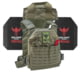 Shellback Tactical Defender 2.0 Level III Steel Plates Armor Kit, Ranger Green, One Size, SBT-9040-AR1000-RG