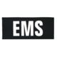 Shellback Tactical EMS ID Placard, Hook Back, 2 x 5inch, White on Black, One Size Fits Most, SBT-X213230-EMS-WB