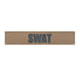 Shellback Tactical ID Placard w/ Hook Back, 1x5in, SWAT/Black On Coyote, SBT-X213231A-SWT-BC