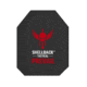 Shellback Tactical Prevail Series 4S17 Level IV Single Curve 10 x 12 Hard Armor Plate, Black, 10 x 12, SBT-4S17-BK