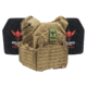 Shellback Tactical Rampage 2.0 Active Shooter Kit with Two Level IV 1155 Plates, Coyote, One Size, SBT-9031-1155-CT