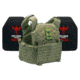Shellback Tactical Rampage 2.0 Lightweight Level IV Ceramic Plates Armor Kit, Ranger Green, One Size, SBT-9031-4SICMH-RG