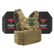 Shellback Tactical Skirmish Level III Steel Plates Armor Kit, Coyote, One Size, SBT-9020-AR1000-CT