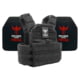 Shellback Tactical Skirmish Lightweight Level IV Ceramic Plates Armor Kit, Black, One Size, SBT-9020-4SICMH-BK