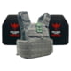 Shellback Tactical Skirmish Lightweight Level IV Ceramic Plates Armor Kit, Ranger Green, One Size, SBT-9020-4SICMH-RG