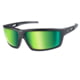 Shellshock Protection Eclipse Men's Sunglasses, Black Frame, Polarized Green Z87+ Lens, EYE-ECL-POL-BLK-GREEN