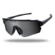 Shellshock Protection SunShift HD+ Men's Sunglasses, Black Frame, Polarized HD Z87 Smoke Lens, EYE-SUNSHIFT-SMOKE