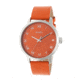 Simplify The 4200 Leather Strap Watch, Orange, Standard SIM4203