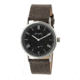 Simplify The 5100 Leather-Band Watch, Black/Charcoal SIM5104