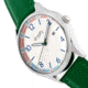 Simplify The 6900 Leather-Band Watch w/ Date, Green, One Size, SIM6902