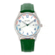 Simplify The 6900 Leather-Band Watch w/ Date, Green, One Size, SIM6902