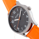 Simplify The 6900 Leather-Band Watch w/ Date, Orange, One Size, SIM6906