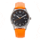 Simplify The 6900 Leather-Band Watch w/ Date, Orange, One Size, SIM6906