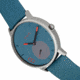 Simplify The 7200 Leather-Band Watch, Teal/Teal, One Size, SIM7205