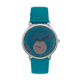 Simplify The 7200 Leather-Band Watch, Teal/Teal, One Size, SIM7205
