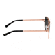 Sixty One Sunglasses Boar Polarized Sunglasses, Rose Gold Frame, Black Lens - Womens, SIXS144RG