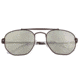 Sixty One Sunglasses Stockton Polarized Sunglasses - Unisex, Brown/Silver, One Size, SIXS103BN
