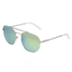 USED Sixty One Sunglasses Stockton Polarized Sunglasses - Unisex, Silver/Yellow-Green, One Size, SIXS103SL, EDEMO1