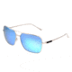 Sixty One Sunglasses Teewah Polarized Sunglasses - Unisex, Silver/Celeste, One Size, SIXS105SL