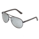 Sixty One Sunglasses Wreck Polarized Sunglasses - Unisex, Black/Silver, One Size, SIXS107BK