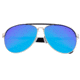Sixty One Sunglasses Wreck Polarized Sunglasses - Unisex, Silver/Blue, One Size, SIXS107SL