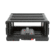 SKB Cases 4U Roto Rolling Rack w/ wheels and handle, Black, 19in x 7in 1SKB-R4UW