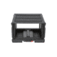 SKB Cases 6U Roto Rolling Rack w/ wheels and handle, Black, 19in x 10.5in 1SKB-R6UW