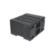 SKB Cases 6U Roto Rolling Rack w/ wheels and handle, Black, 19in x 10.5in 1SKB-R6UW