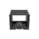 SKB Cases 8U Space Rack Stacks W/Roto Racks, Wheels, And Handle, 1SKB-R8UW