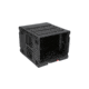 SKB Cases 8U Space Rack Stacks W/Roto Racks, Wheels, And Handle, 1SKB-R8UW