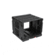 SKB Cases 8U Space Rack Stacks W/Roto Racks, Wheels, And Handle, 1SKB-R8UW