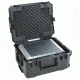 SKB Cases iSeries Case with Removeable 3U Rack Cage, TSA Locking Latches, Wheels, Black 3I-2217M103U