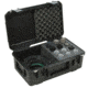 SKB Cases iSeries Injection Molded case w/foam for 12 Mics w/storage compartment, Black 3i-2011-MC12